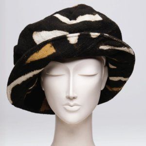 Animal Print Mudcloth Hat